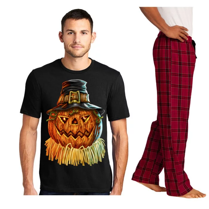 Scarecrow Pumpkin Halloween Pajama Set