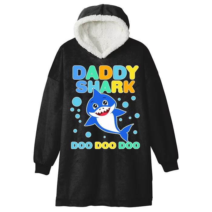 Scary Daddy Shark Doo Doo Doo Halloween Hooded Wearable Blanket