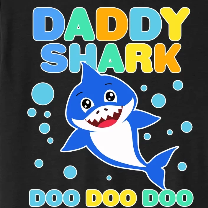 Scary Daddy Shark Doo Doo Doo Halloween ChromaSoft Performance T-Shirt