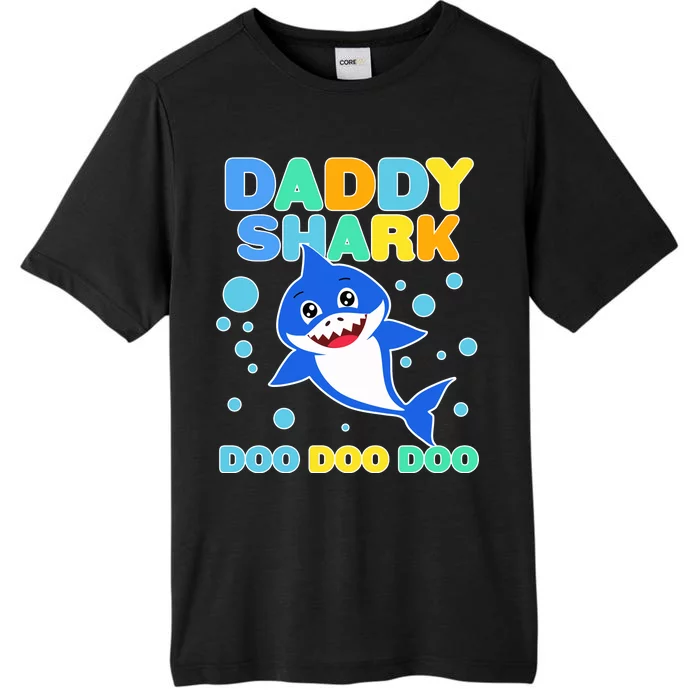 Scary Daddy Shark Doo Doo Doo Halloween ChromaSoft Performance T-Shirt