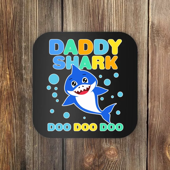 Scary Daddy Shark Doo Doo Doo Halloween Coaster