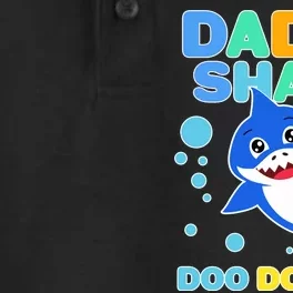 Scary Daddy Shark Doo Doo Doo Halloween Dry Zone Grid Performance Polo