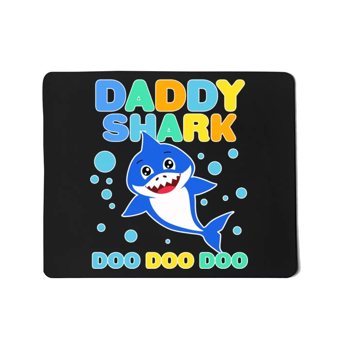 Scary Daddy Shark Doo Doo Doo Halloween Mousepad