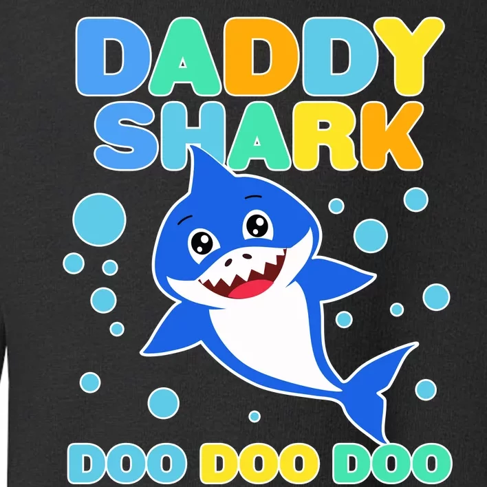 Scary Daddy Shark Doo Doo Doo Halloween Toddler Sweatshirt