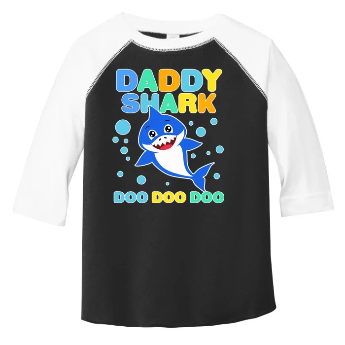 Scary Daddy Shark Doo Doo Doo Halloween Toddler Fine Jersey T-Shirt