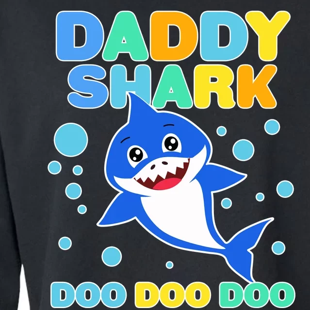 Scary Daddy Shark Doo Doo Doo Halloween Cropped Pullover Crew