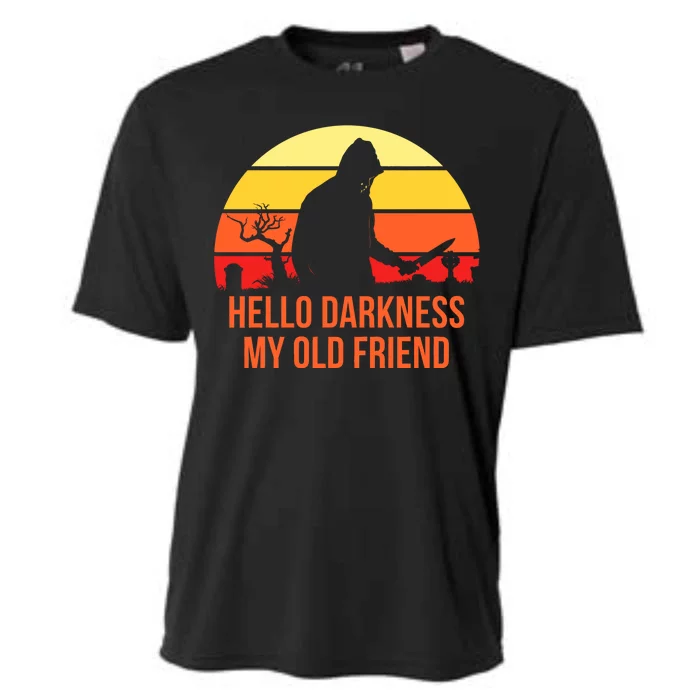 Scary Hello Darkness My Old Friend Cooling Performance Crew T-Shirt