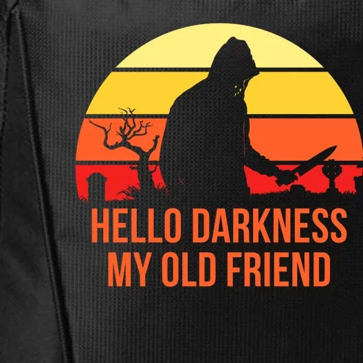 Scary Hello Darkness My Old Friend City Backpack