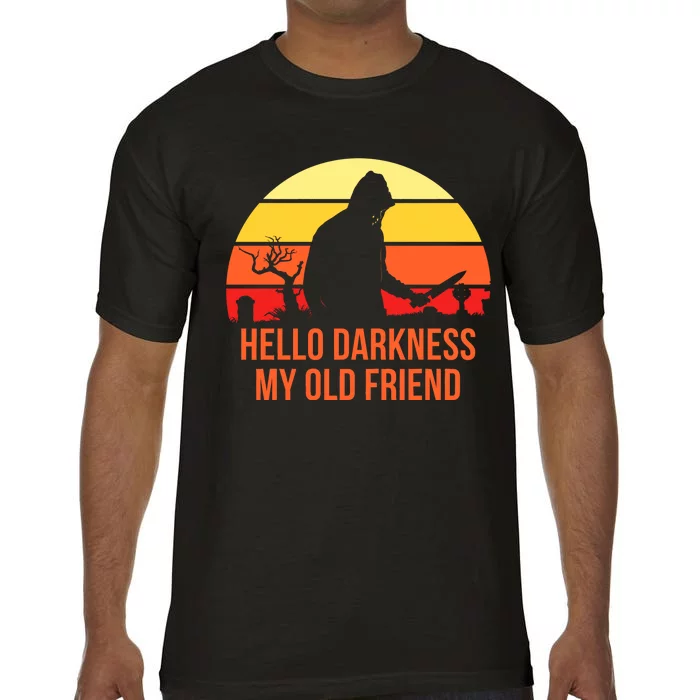 Scary Hello Darkness My Old Friend Comfort Colors T-Shirt