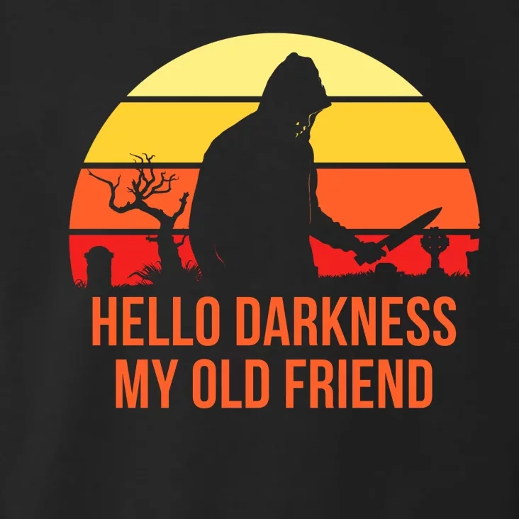 Scary Hello Darkness My Old Friend Toddler Hoodie