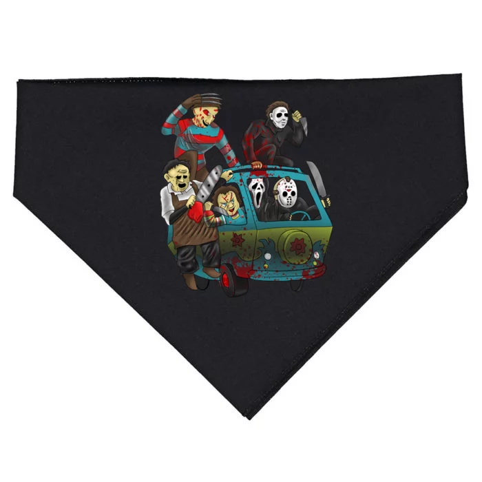 Scary Holocaust Machine Van Movie Characters USA-Made Doggie Bandana