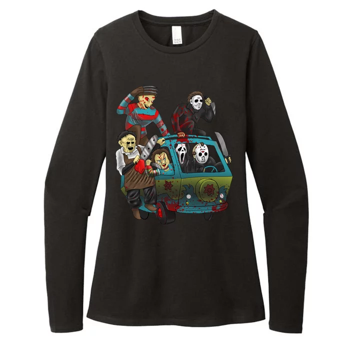 Scary Holocaust Machine Van Movie Characters Womens CVC Long Sleeve Shirt