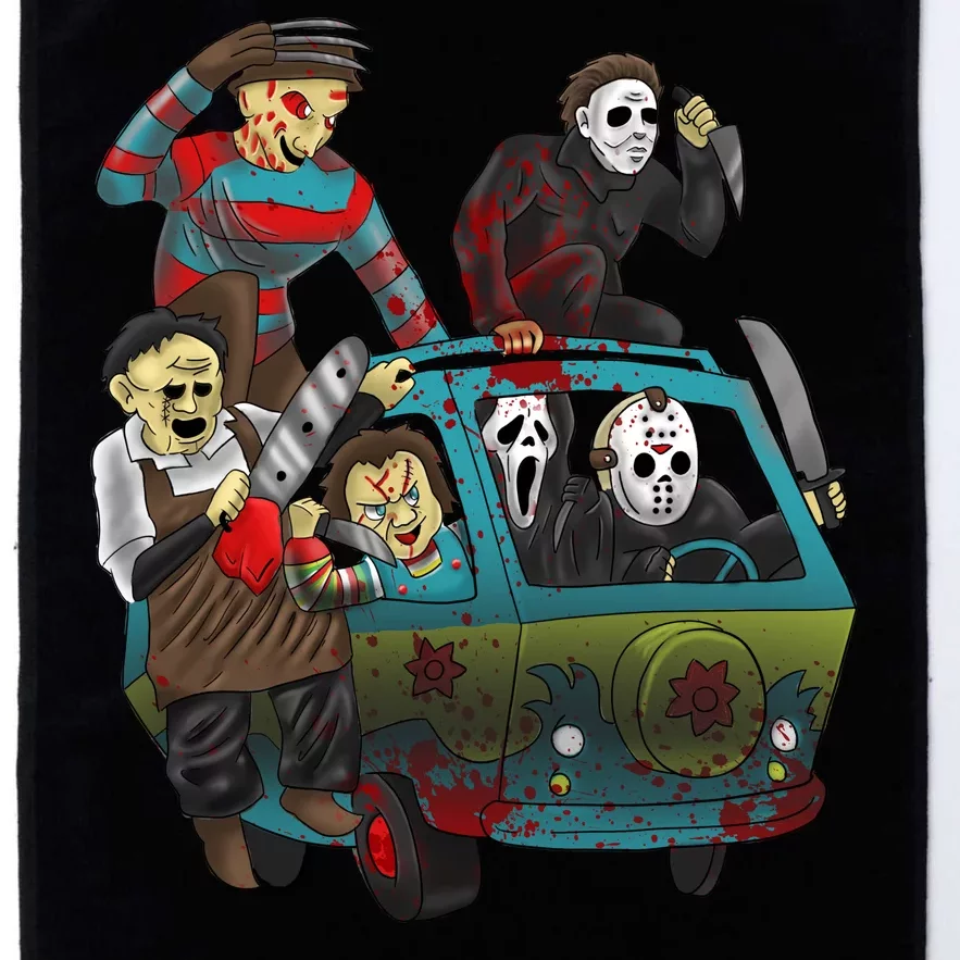 Scary Holocaust Machine Van Movie Characters Platinum Collection Golf Towel