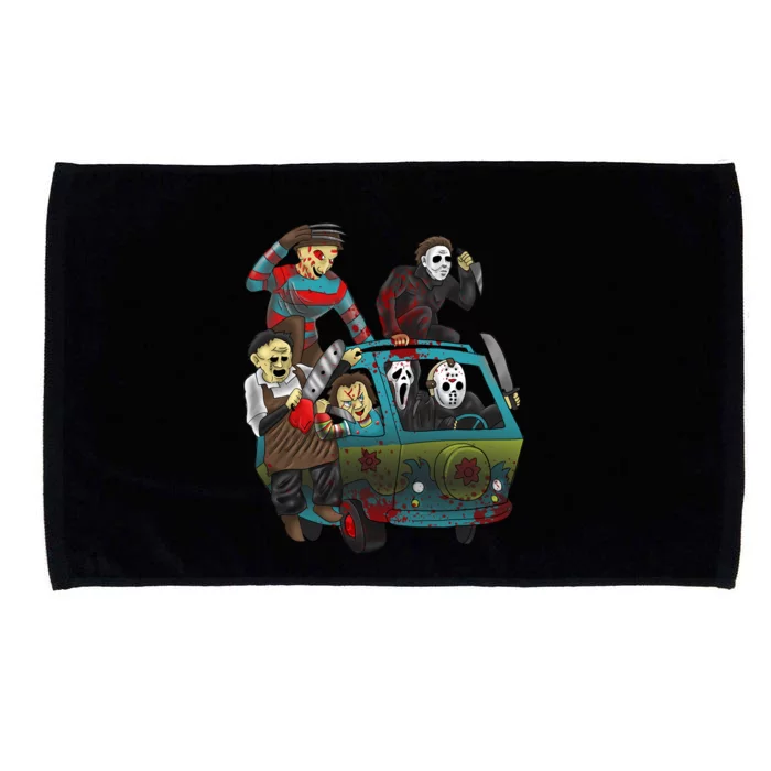 Scary Holocaust Machine Van Movie Characters Microfiber Hand Towel