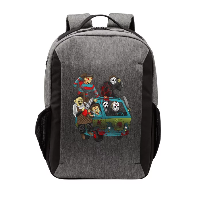 Scary Holocaust Machine Van Movie Characters Vector Backpack