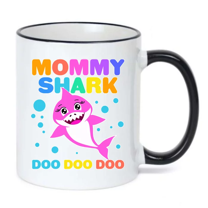 Scary Mommy Shark Doo Doo Doo Halloween Black Color Changing Mug