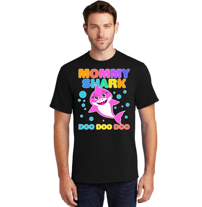 Scary Mommy Shark Doo Doo Doo Halloween Tall T-Shirt