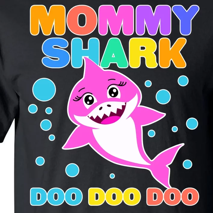 Scary Mommy Shark Doo Doo Doo Halloween Tall T-Shirt