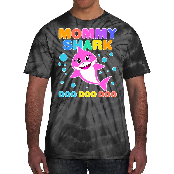 Scary Mommy Shark Doo Doo Doo Halloween Tie-Dye T-Shirt