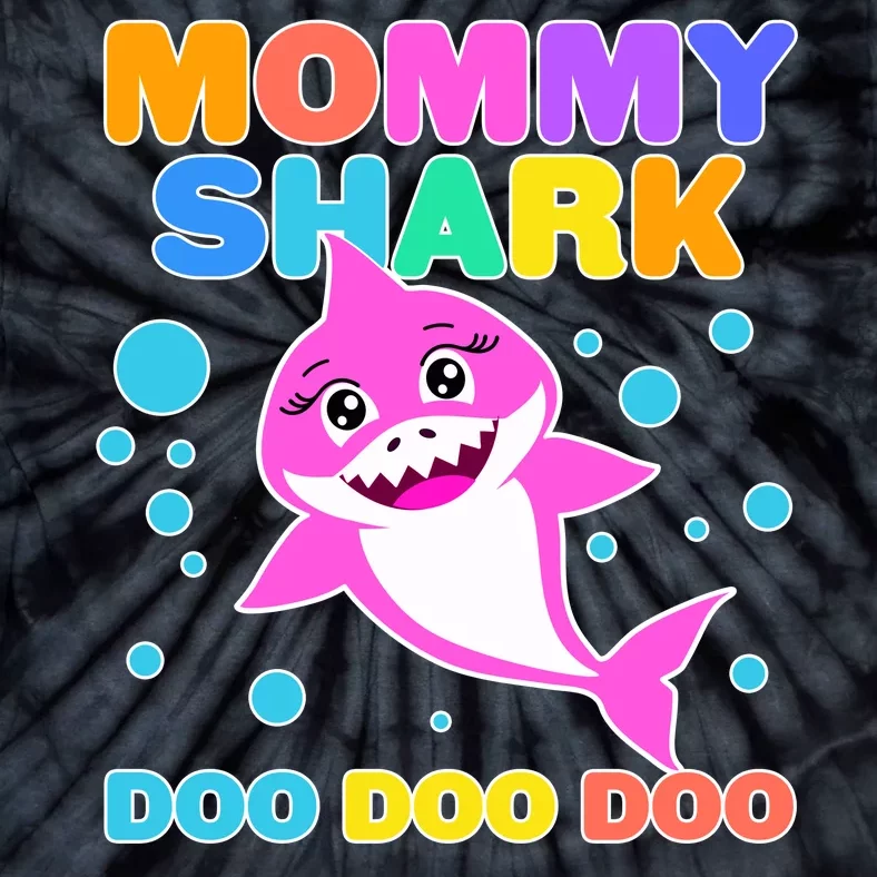 Scary Mommy Shark Doo Doo Doo Halloween Tie-Dye T-Shirt