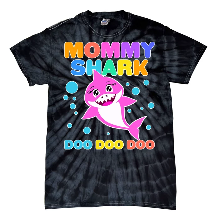 Scary Mommy Shark Doo Doo Doo Halloween Tie-Dye T-Shirt