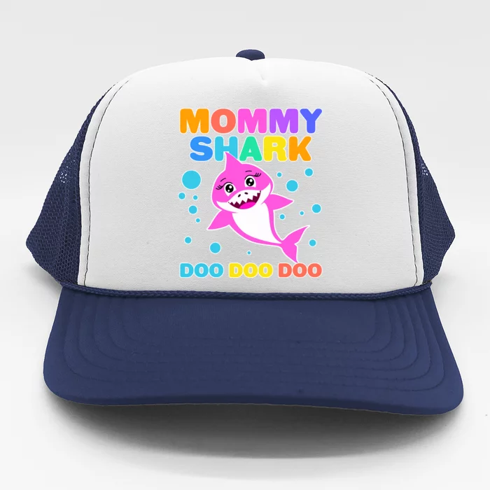 Scary Mommy Shark Doo Doo Doo Halloween Trucker Hat