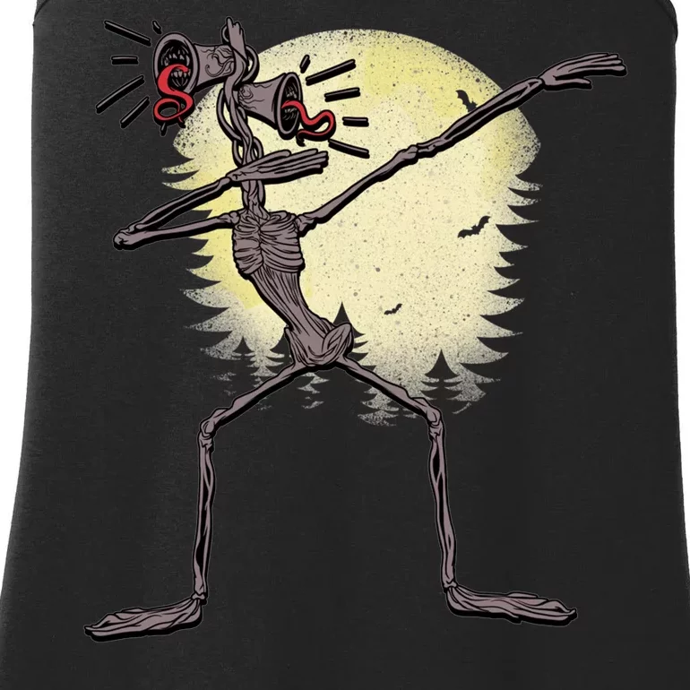 Scary Siren Head Monster Dabbing Ladies Essential Tank