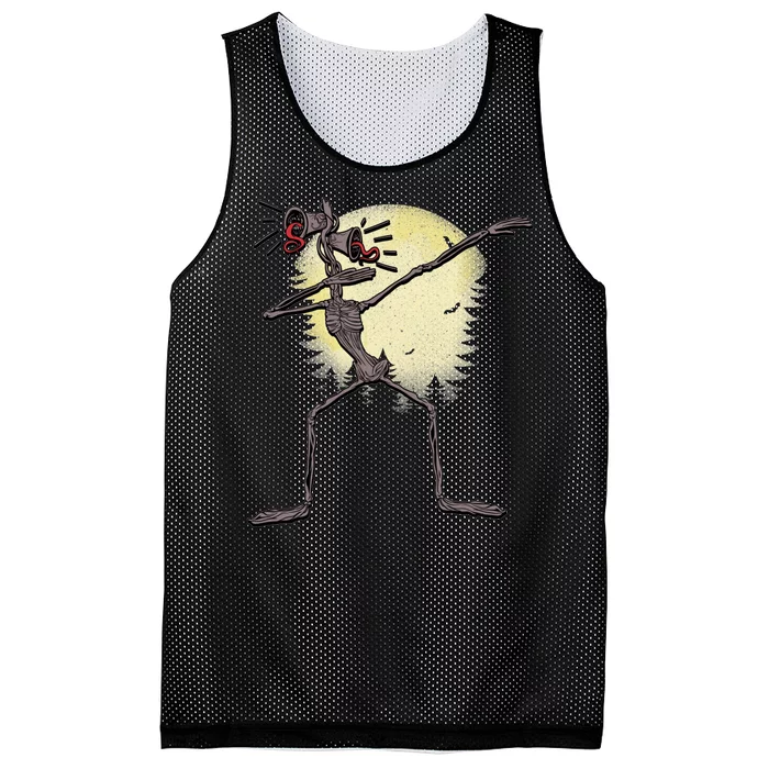 Scary Siren Head Monster Dabbing Mesh Reversible Basketball Jersey Tank