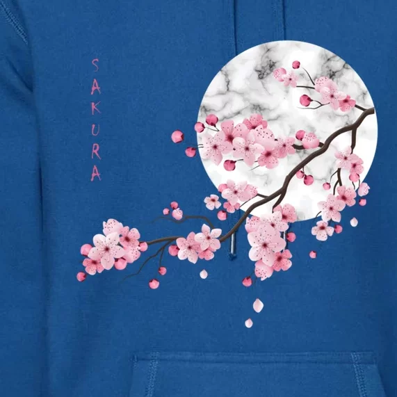 Sakura Cherry Blossom Japan's Favorite Flower Gift Premium Hoodie