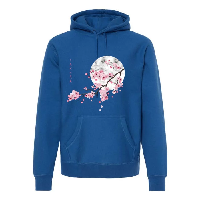 Sakura Cherry Blossom Japan's Favorite Flower Gift Premium Hoodie