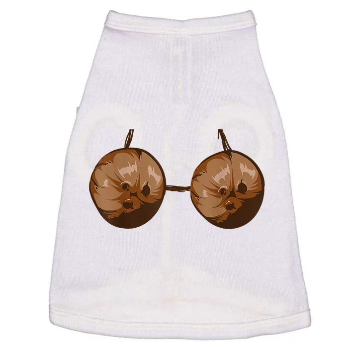 Summer Coconut Bra Halloween Costume Funny Outfit Doggie Tank