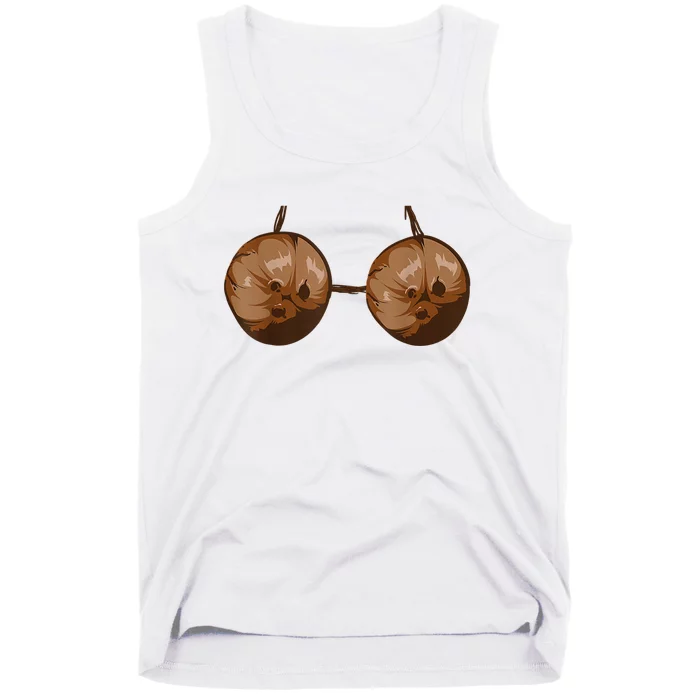 Summer Coconut Bra Halloween Costume Funny Outfit Tank Top