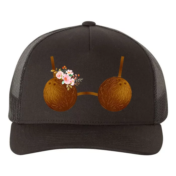 Summer Coconut Bra Halloween Yupoong Adult 5-Panel Trucker Hat