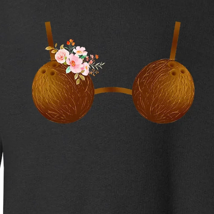 Summer Coconut Bra Halloween Toddler Sweatshirt