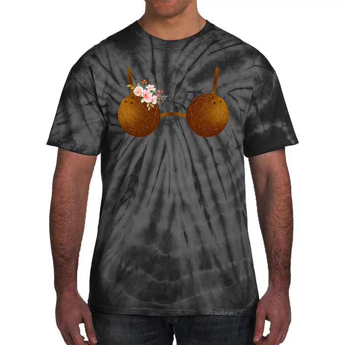 Summer Coconut Bra Halloween Tie-Dye T-Shirt