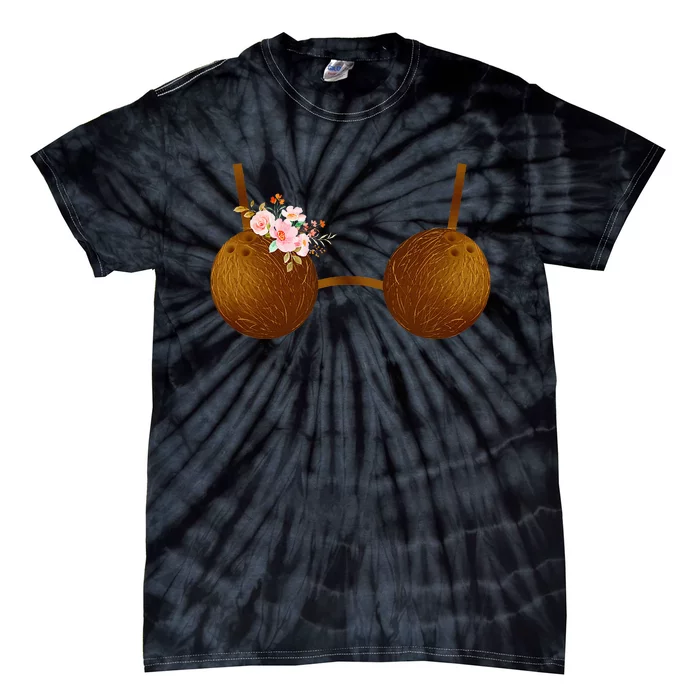 Summer Coconut Bra Halloween Tie-Dye T-Shirt