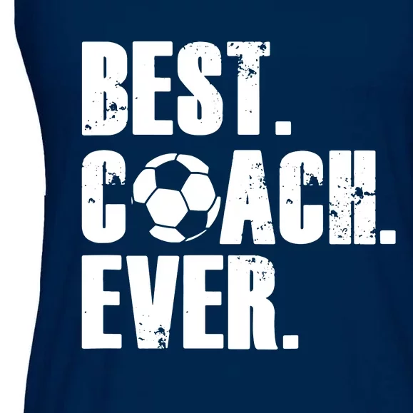 SOCCER COACH BEST COACH EVER SOCCER GIFT Ladies Essential Flowy Tank