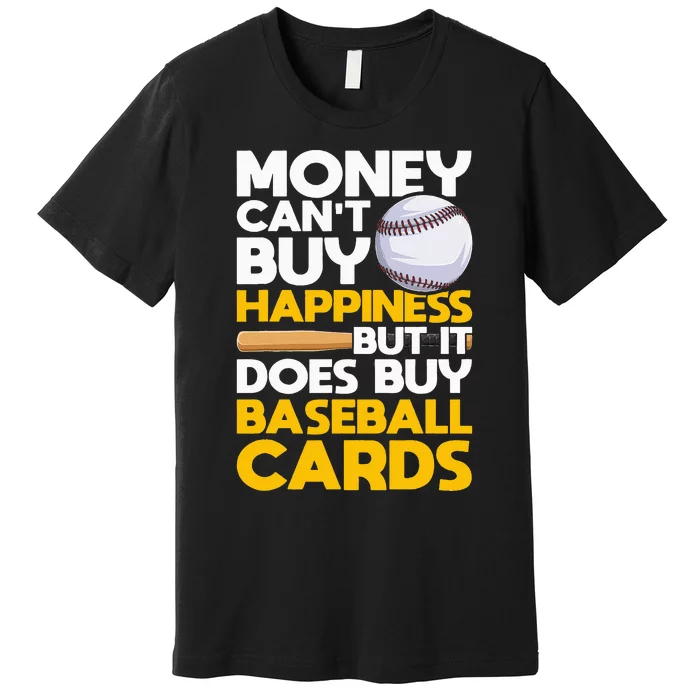 Sports Cards & Baseball Card Collector Premium T-Shirt