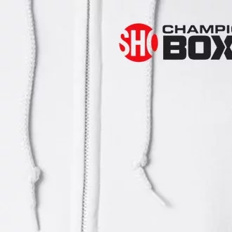 SHO Championship Boxing Logo Full Zip Hoodie