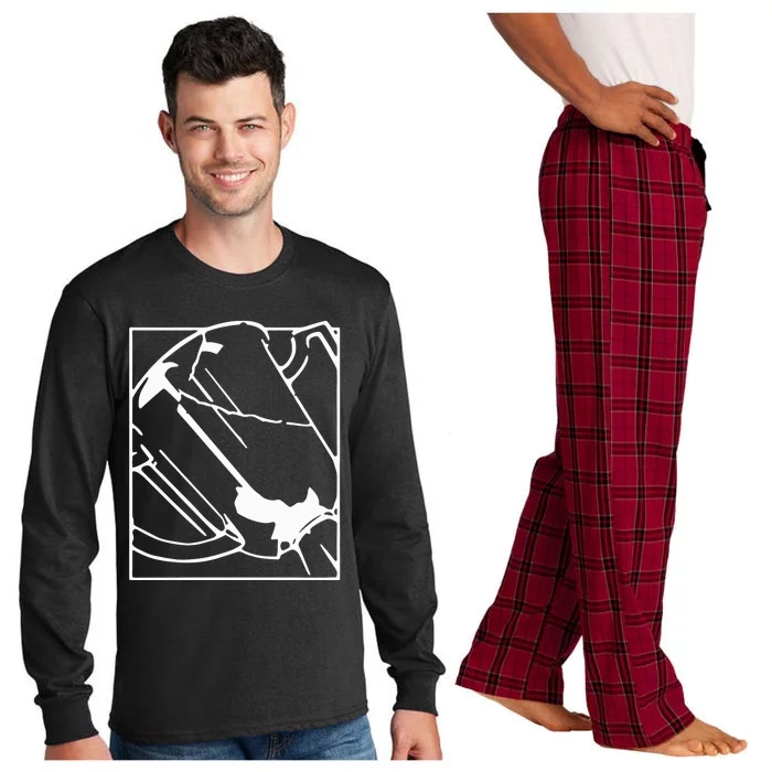 State Champs Broken Long Sleeve Pajama Set