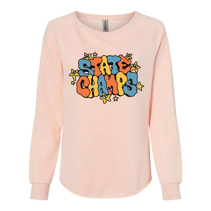 State Champs Bubble Womens California Wash Sweatshirt