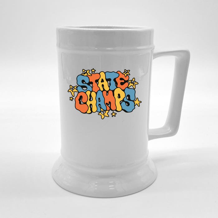 State Champs Bubble Front & Back Beer Stein