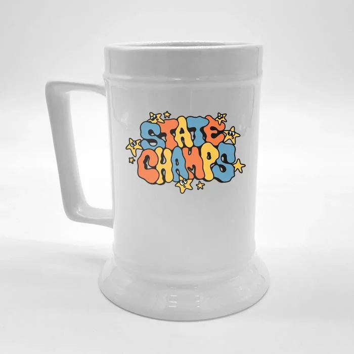 State Champs Bubble Front & Back Beer Stein