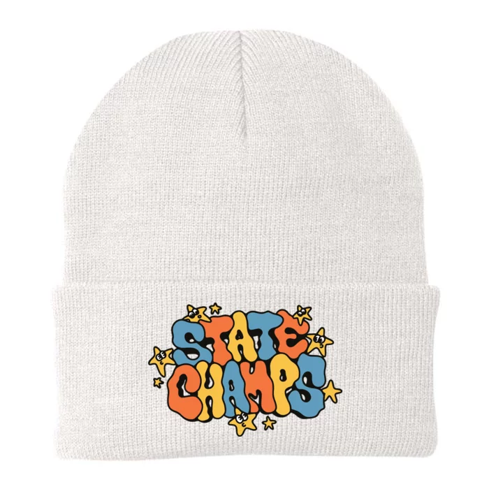 State Champs Bubble Knit Cap Winter Beanie