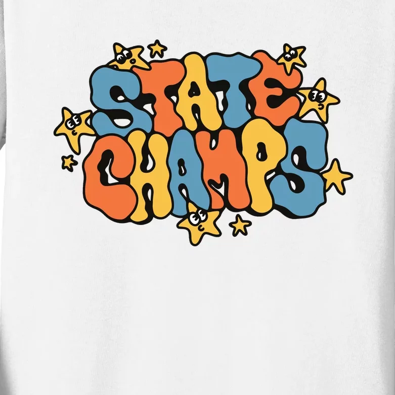 State Champs Bubble Kids Long Sleeve Shirt