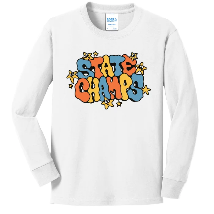 State Champs Bubble Kids Long Sleeve Shirt