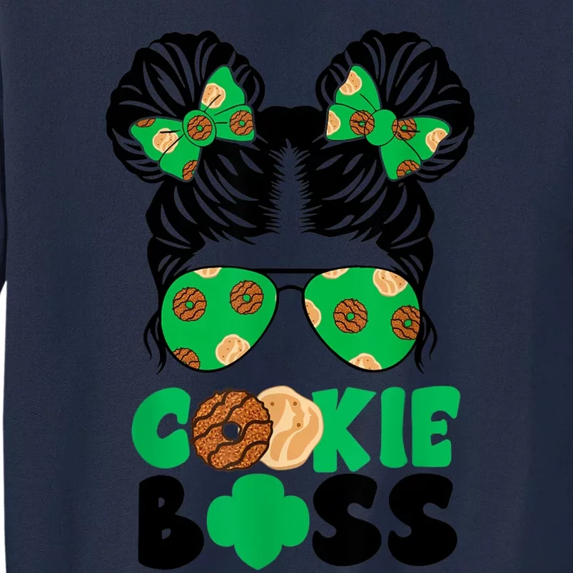 Scout Cookie Boss Kidlife Messy Bun Sunglasses Tall Sweatshirt