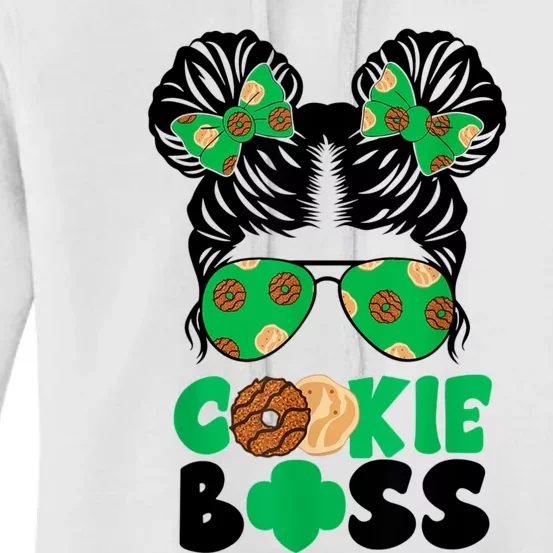 Scout Cookie Boss Kidlife Messy Bun Sunglasses Women's Pullover Hoodie