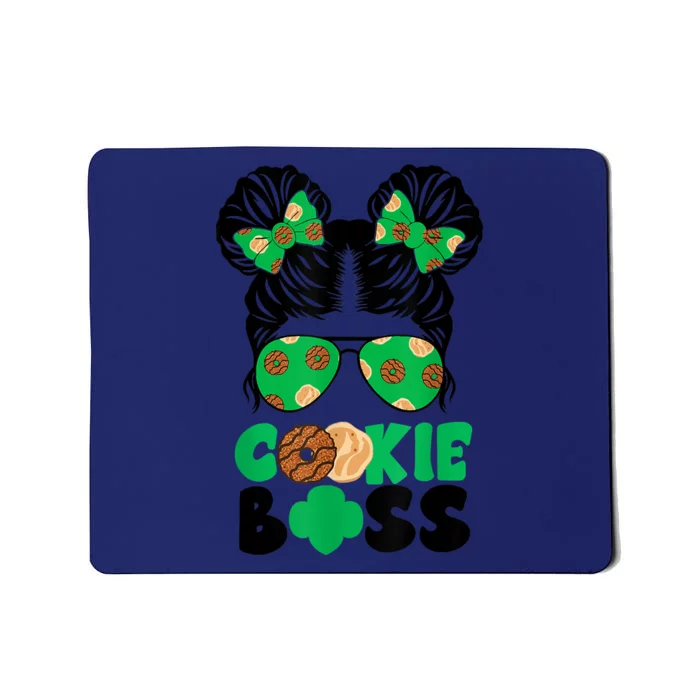 Scout Cookie Boss Kidlife Messy Bun Sunglasses Mousepad