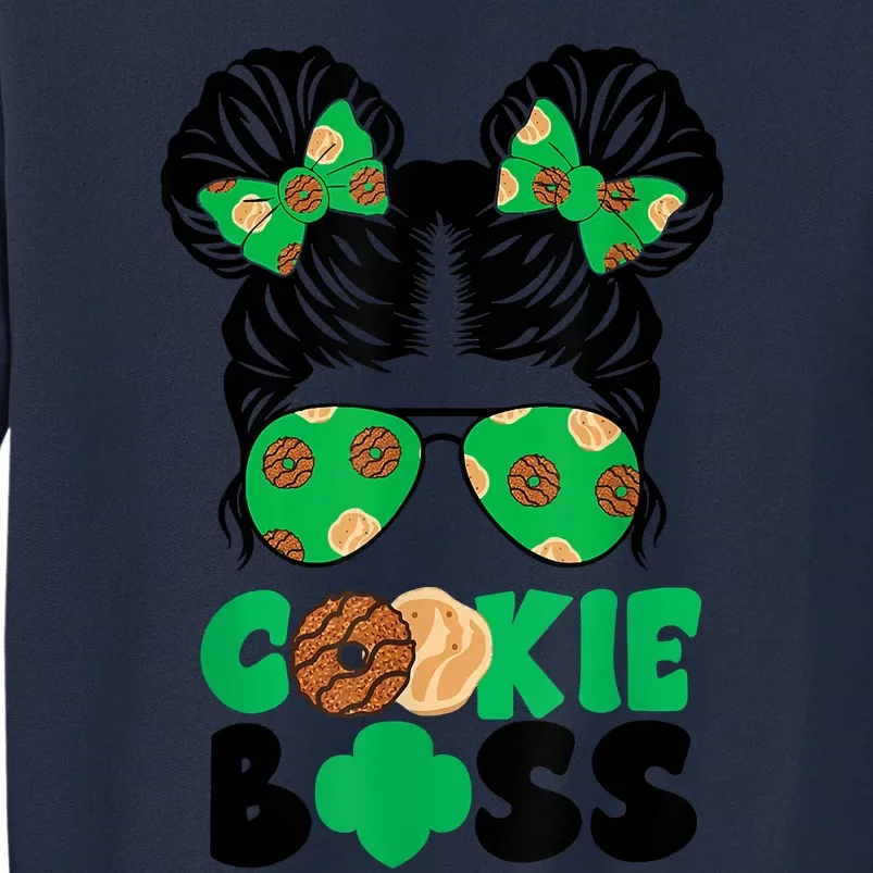 Scout Cookie Boss Kidlife Messy Bun Sunglasses Tall Sweatshirt